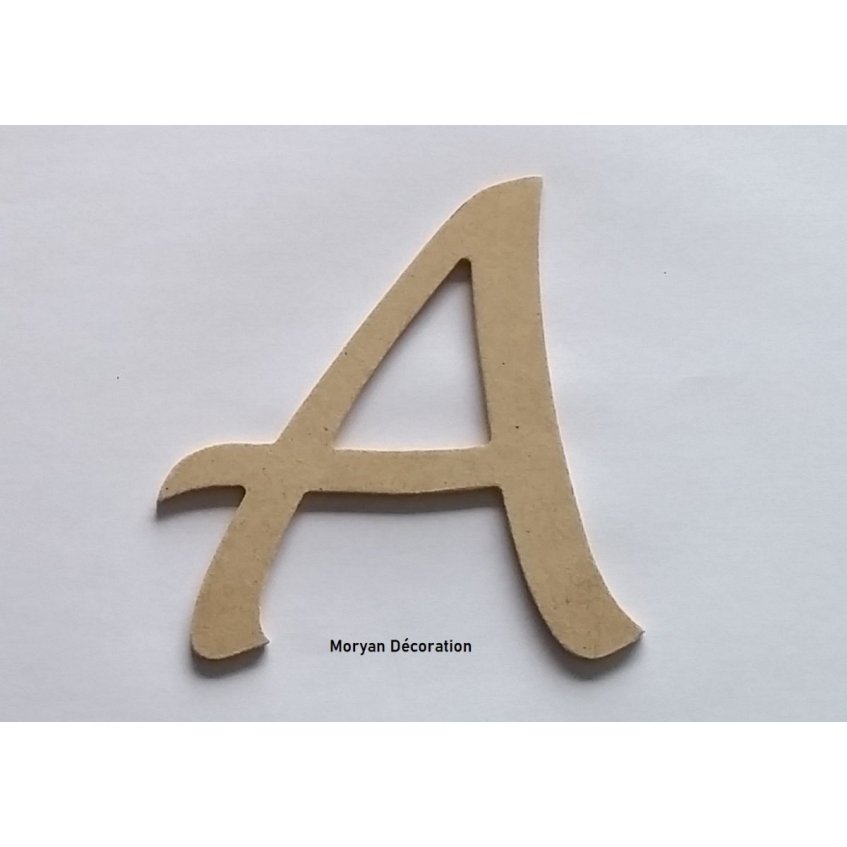 Brief MDF ruw te schilderen model LUCIDA HANDWRITING