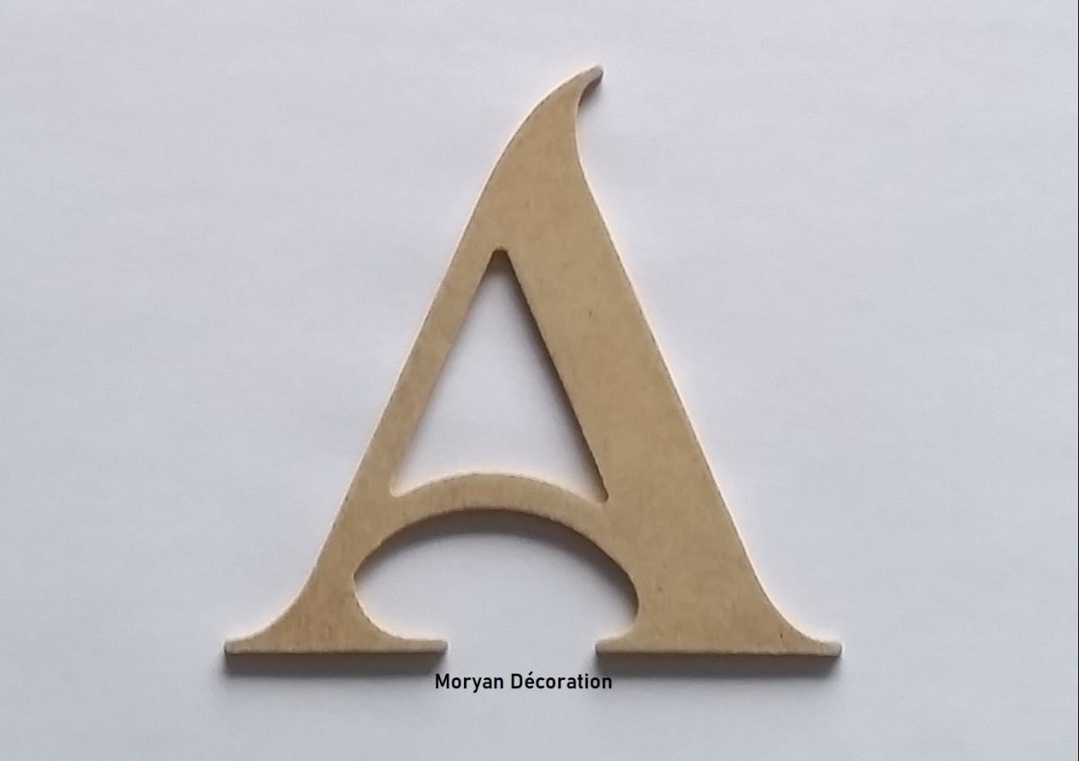 Brief MDF ruw te schilderen model SHANGRI LA