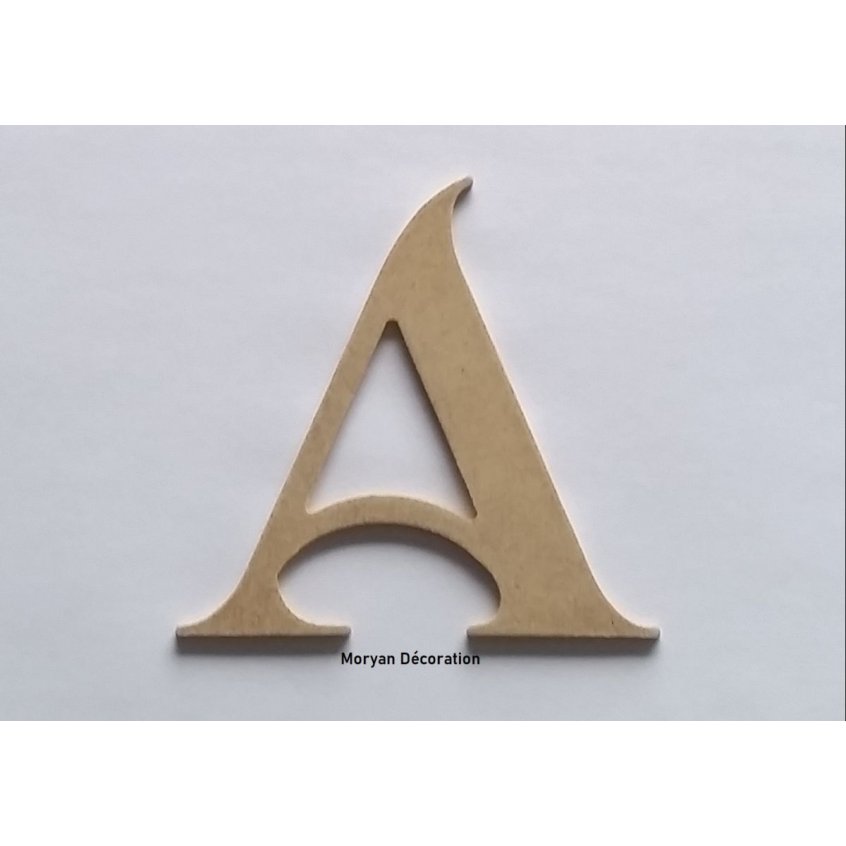 Brief MDF ruw te schilderen model SHANGRI LA