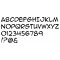 Geborstelde metalen letter ANIME ACE