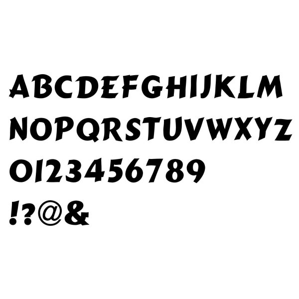 Geborstelde metalen letter CANCUN