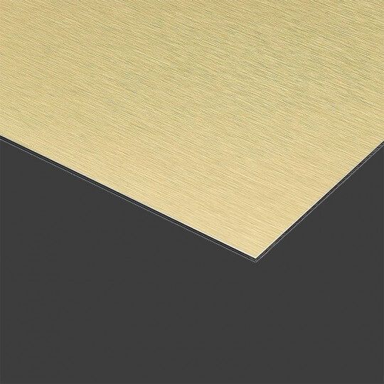 Geborstelde metalen letter COOPER ZWART