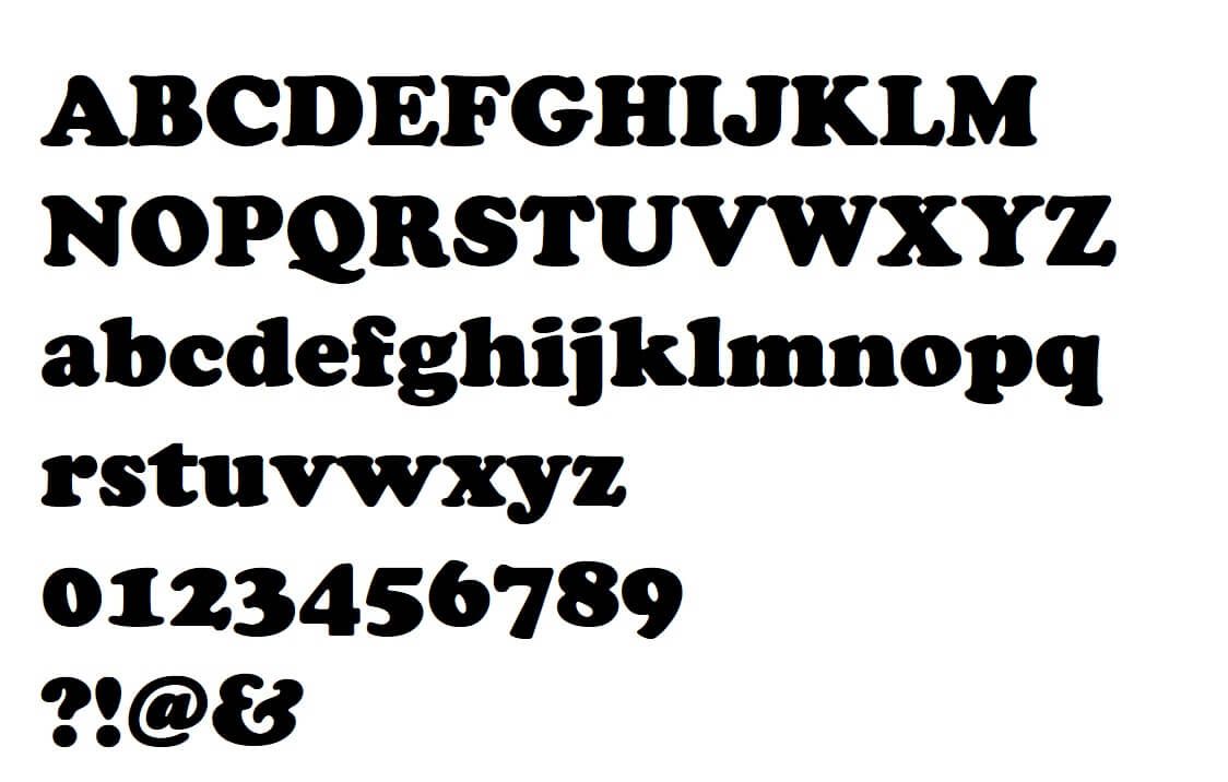 Metalen letterkleur COOPER ZWART