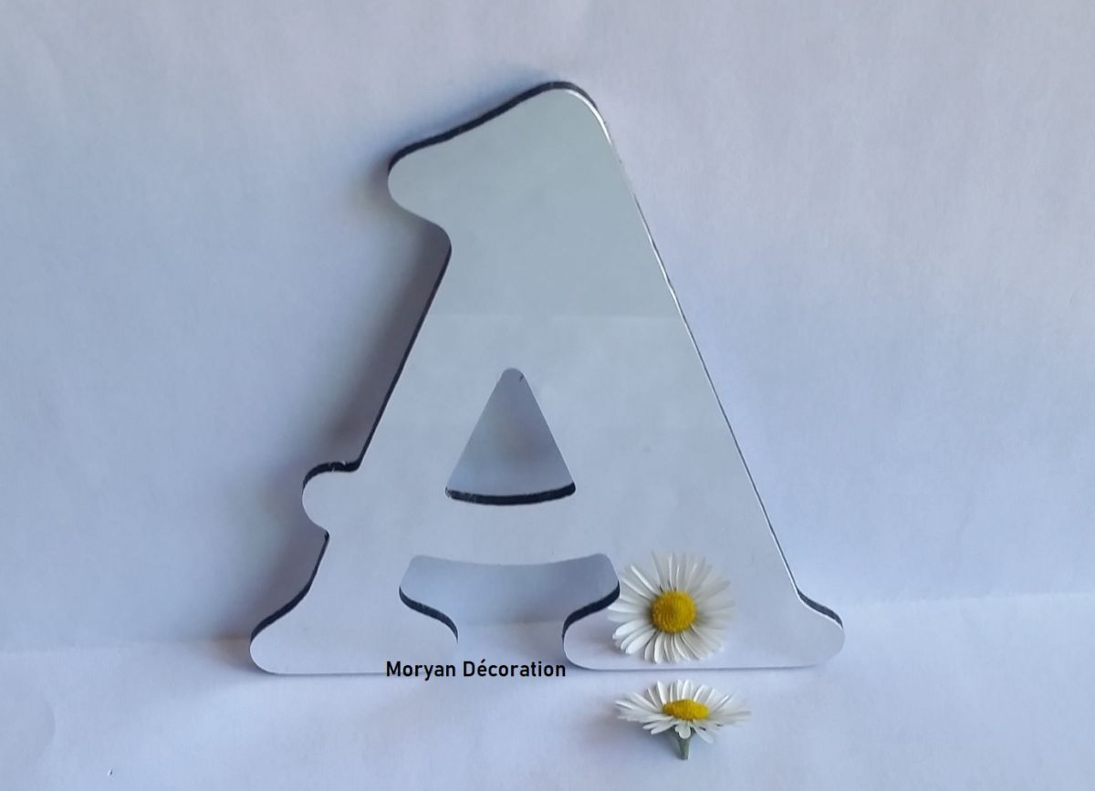 Decoratieve wandletter spiegel BELSHAW