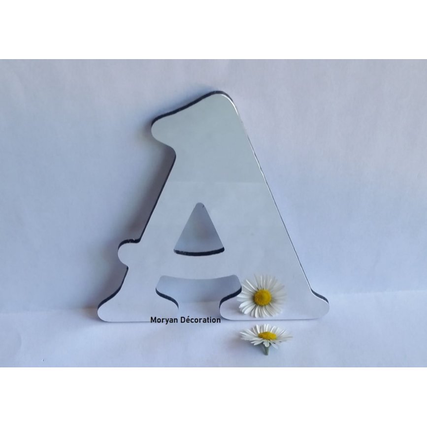 Decoratieve wandletter spiegel BELSHAW