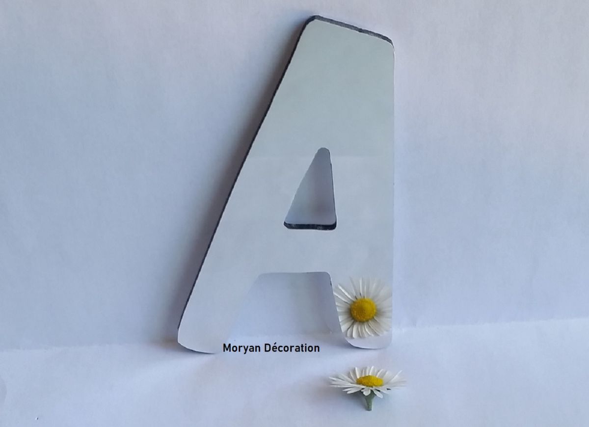 Decoratieve wandletter spiegel DOM CASUAL