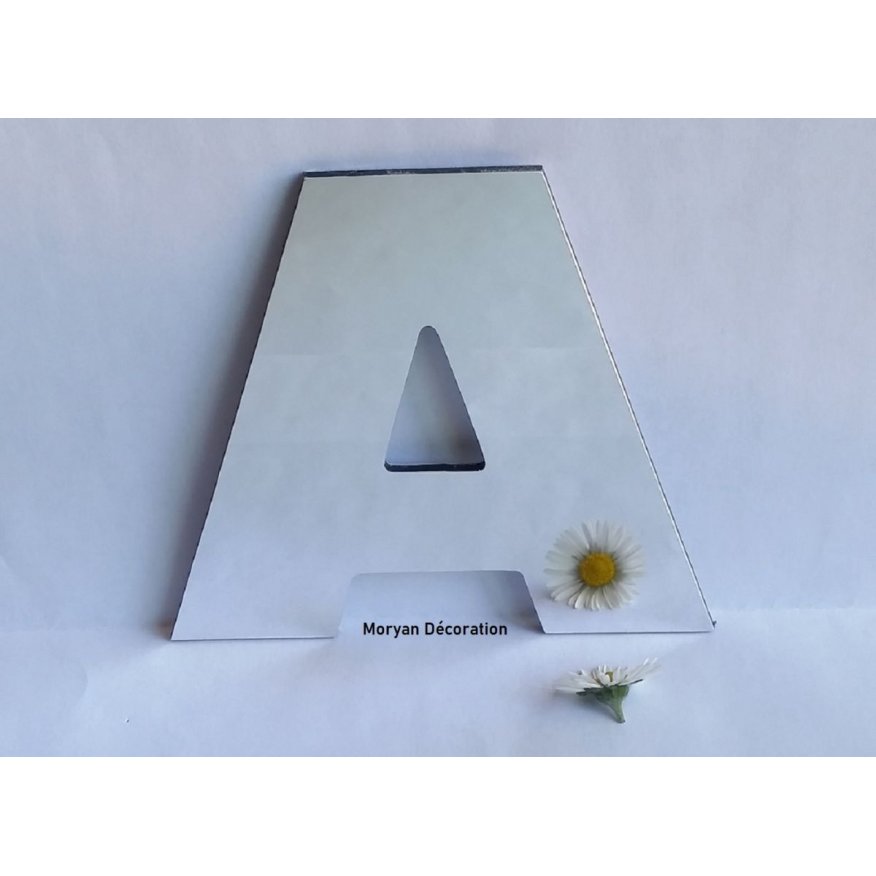 Briefspiegel decoratief ARIAL ZWART