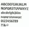 Plastic letter PVC BUBBEL