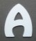 Plastic letter PVC BUBBEL