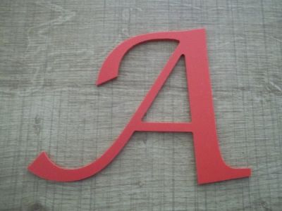 Kunststof letter PVC kleur LUCIDA CALLIGRAPHY