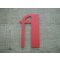 Kunststof letter PVC kleur BETTY ZWART