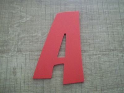 Kunststof letter PVC kleur ZOINKS