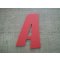 Kunststof letter PVC kleur ZOINKS
