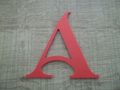 Plastic letter PVC kleur SHANGRI LA