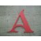 Plastic letter PVC kleur SHANGRI LA