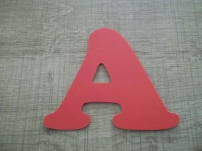 Kunststof letter PVC kleur COOPER ZWART
