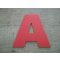 Kunststof letter PVC kleur ARIAL ZWART