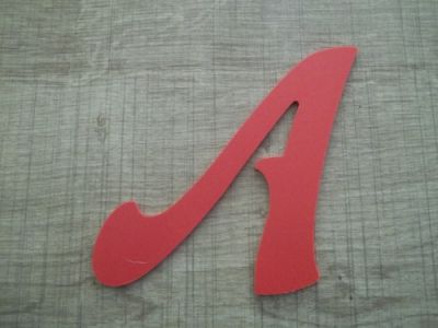 Plastic letter PVC kleur FELIPE