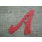 Plastic letter PVC kleur FELIPE
