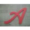 Kunststof letter PVC kleur LOMBRIZ
