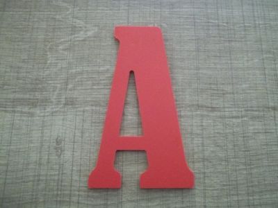 Plastic letter PVC kleur BERNARD CONDENSED