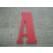 Plastic letter PVC kleur BERNARD CONDENSED