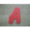 Plastic letter PVC kleur BALLOON