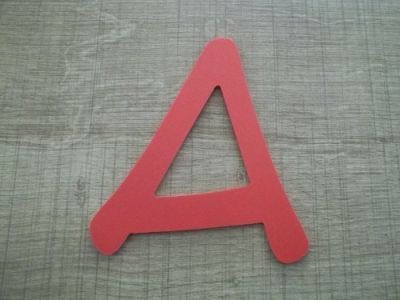 Plastic letter PVC kleur ANIME