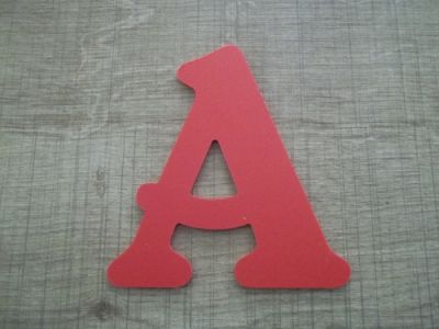 Plastic letter PVC kleur BELSHAW