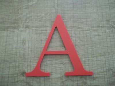Plastic letter PVC kleur LOFT