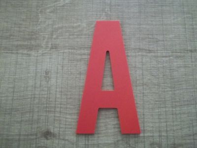 Plastic letter PVC kleur BATON