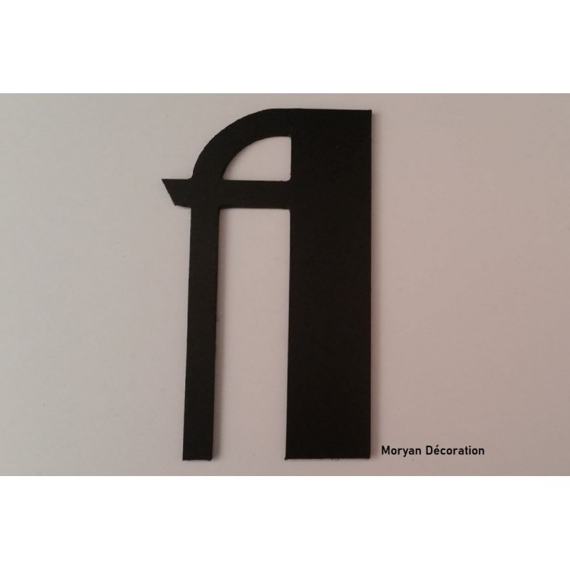 Kunststof letter PVC zwart BETTY ZWART
