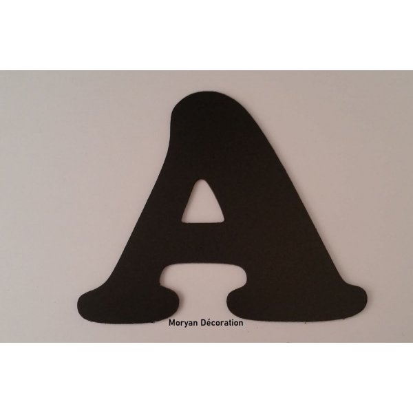 Plastic letter PVC zwart COOPER ZWART