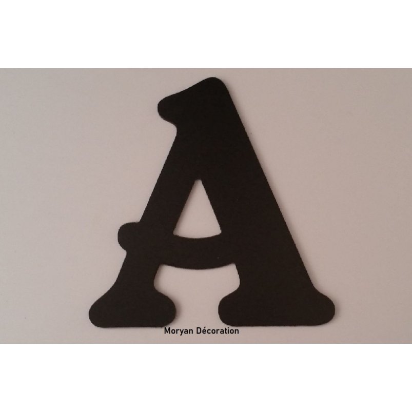 Kunststof letter PVC zwart BELSHAW