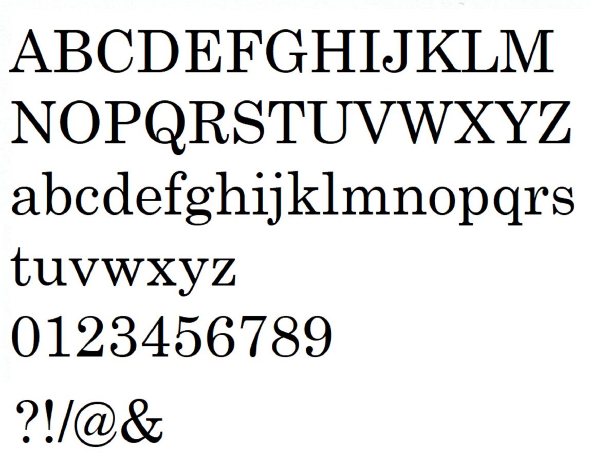 Plastic letter PVC zwart LOFT