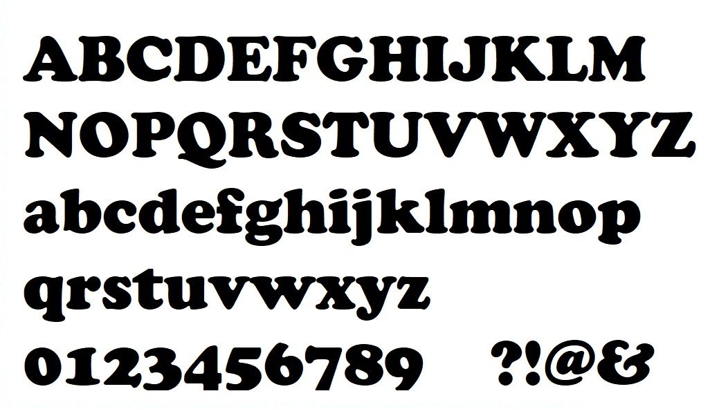 Plastic letter PVC zwart COOPER ZWART