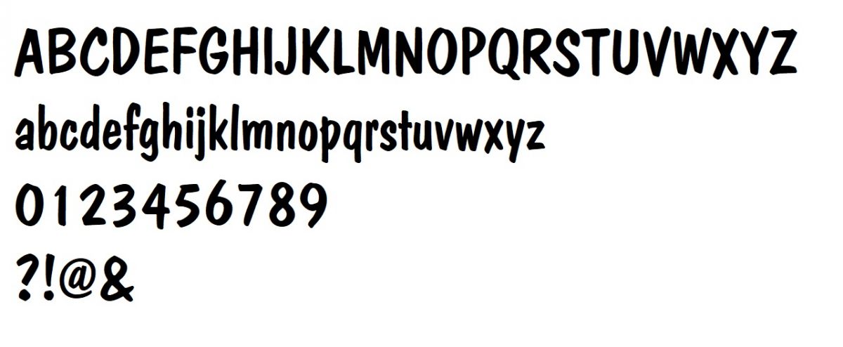 Plastic letter PVC zwart DOM CASUAL