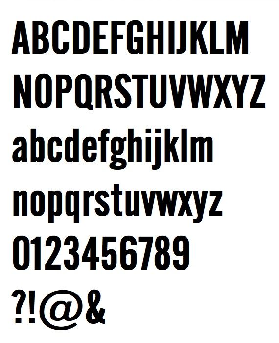 Plastic letter PVC zwart BATON