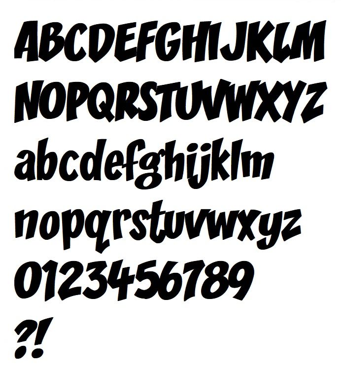 Kunststof letter PVC zwart ZOINKS