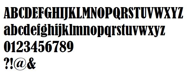 Plastic letter PVC zwart BERNARD CONDENSED