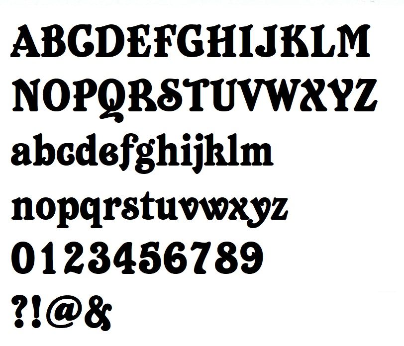 Kunststof letter PVC zwart BELSHAW
