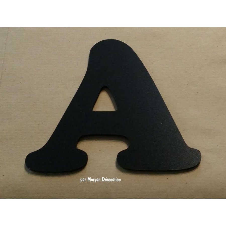 Plastic letter PVC zwart COOPER ZWART