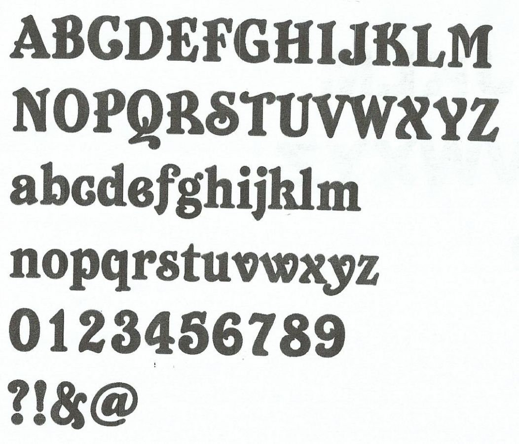 Polystyreen letter BELSHAW