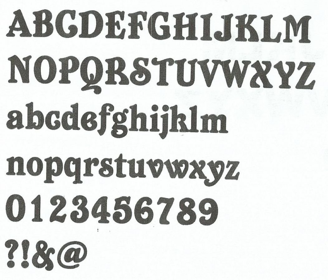 Polystyreen letter BELSHAW