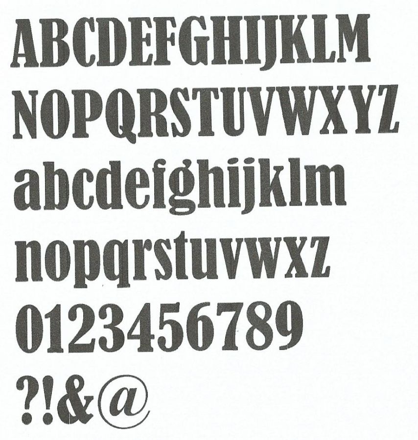 Polystyreen letter BERNARD VERBONDEN