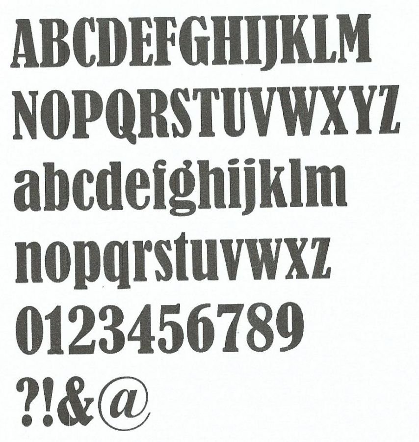 Polystyreen letter BERNARD VERBONDEN