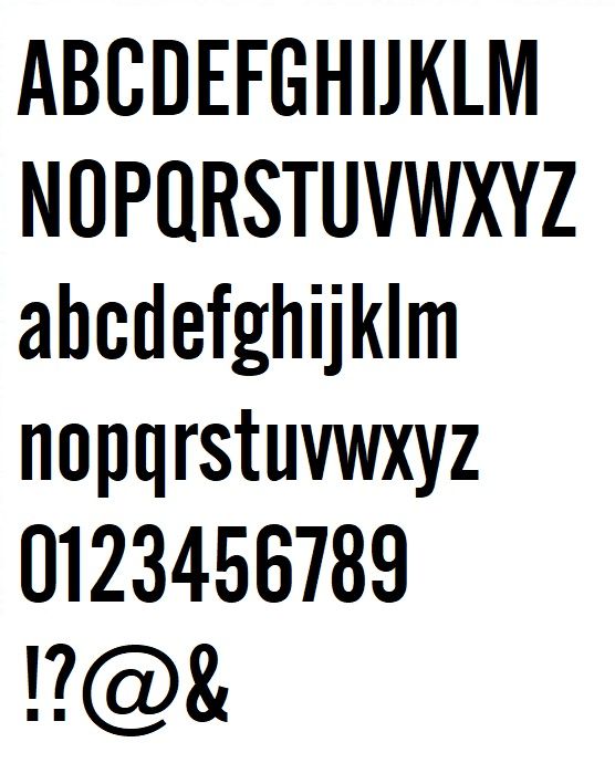 Polystyreen letter ALTERNATE GOTHIC