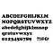 Polystyreen letter COOPER ZWART