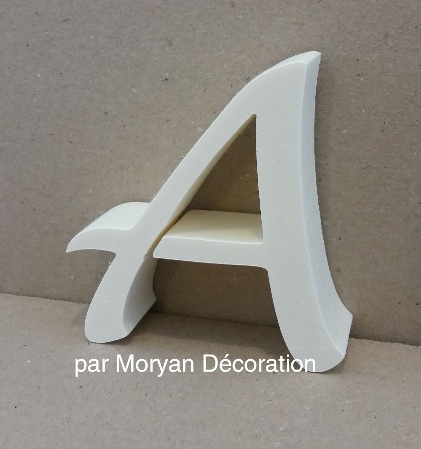 Polystyreen letter LUCIDA HANDWRITING