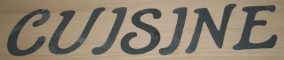 Letters KEUKEN